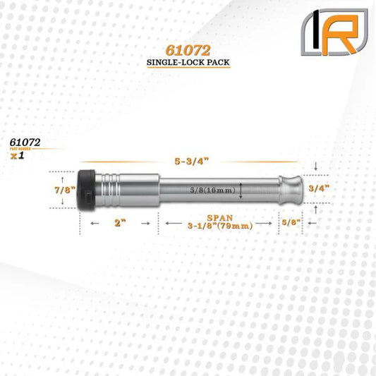 1 x Infinite Rule Hitch Locking Pin Rated to 7000kg Stainless Steel for 2” Receiver