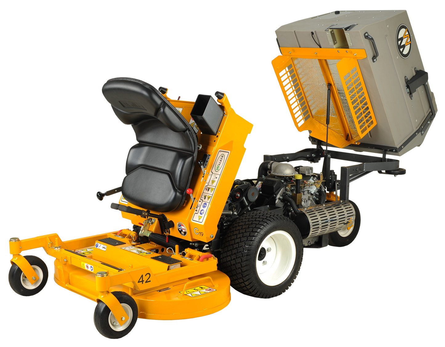 WALKER MOWER Model D, 21HP Diesel