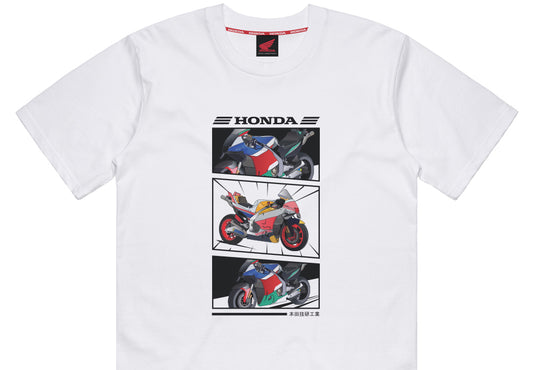 Honda Manga Graphic White T-Shirt