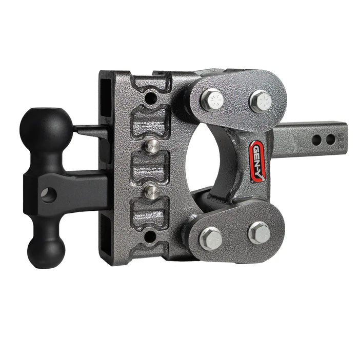 GEN-Y HITCH BOSS Torsion Flex Hitch 7000kg 2" Receiver 5" Drop Versa Ball (50mm & 70mm) & Pintle