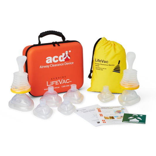 LifeVac Value Bundle - LifeVac Kit in zip case PLUS additional LifeVac device and 2 masks