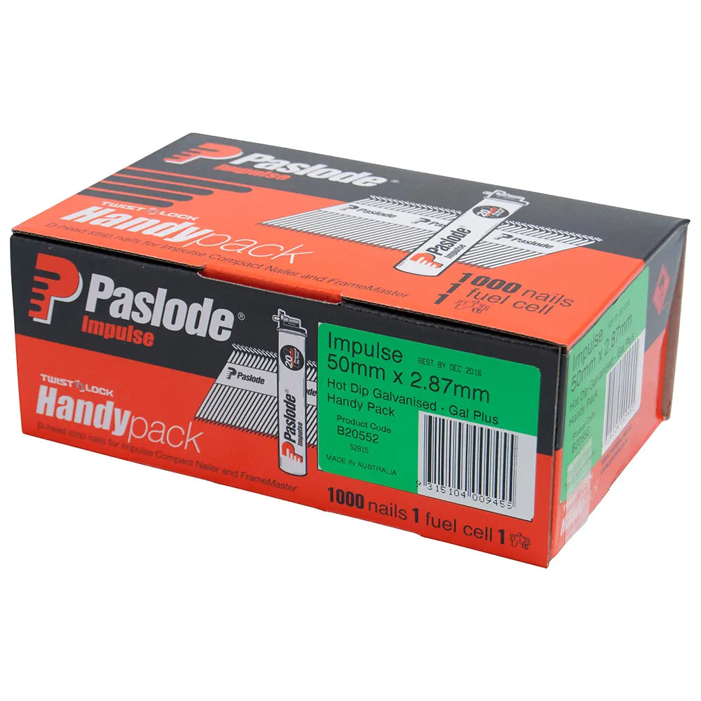 Paslode Nails Cordless Impulse Nails Nails Compatible with FrameMaster™  Impulse Handy Packs