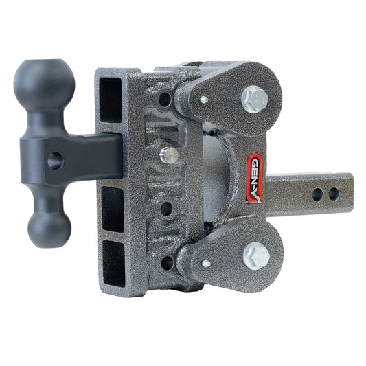 GEN-Y HITCH BOSS Torsion Flex Hitch 4000kg 2" Receiver & Versa Ball (50mm & 70mm) 5" Drop