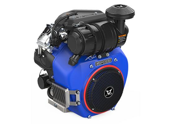 37hp Petrol V-Twin Engine GB1000 with overhead muffler