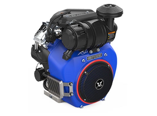 37hp Petrol V-Twin Engine GB1000 with overhead muffler