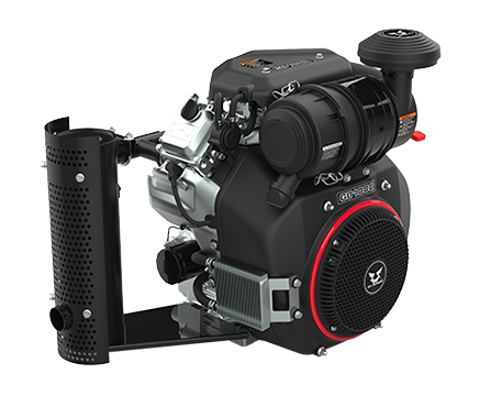 37hp Petrol V-Twin Engine GB1000 with Side Mounted Muffler