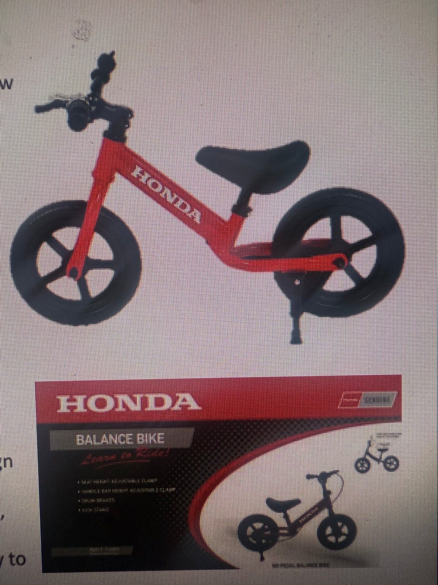 Honda Racing Balance Bike