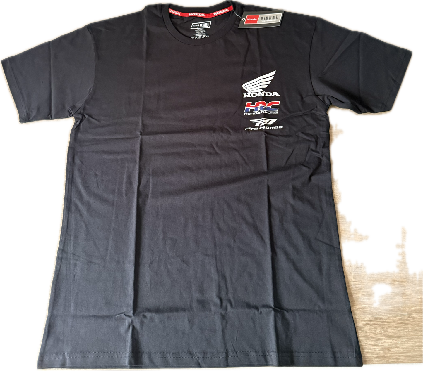 Honda T-Shirt Stacked (Black)
