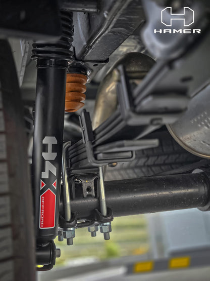 Hamer Next Gen Ranger Twin Tube Complete Kit Steel Bar or Steel Bar and Winch Front,+50-300kg Rear (Kit)