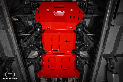 Hamer 3 Pce Underbody Protection to suit Toyota Hilux Revo Wider Body GR Sport (2023-Present)