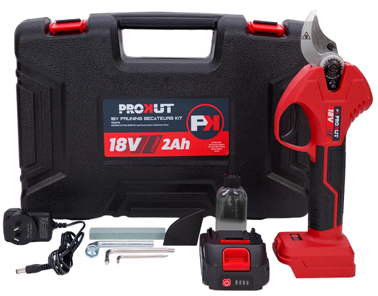 PROKUT 18V Battery Powered Pruning Secateurs Kit
